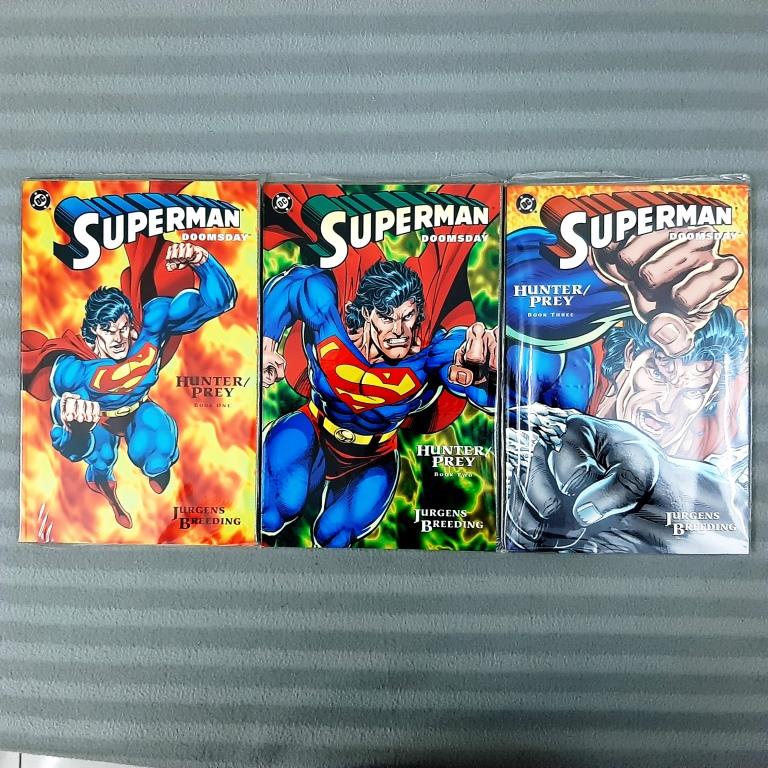 Buy Superman Doomsday Hunter Prey 3 Of 3 Complete Set Dc Comics First Issue In Dan Jurgens Brett Breeding Sealed Seetracker Malaysia