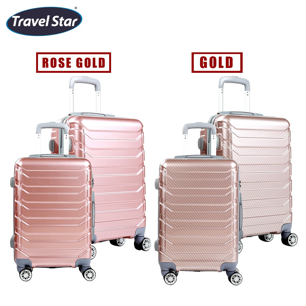 Travel Star 268 20 Inch Hard Case Cabin Size Luggage With External