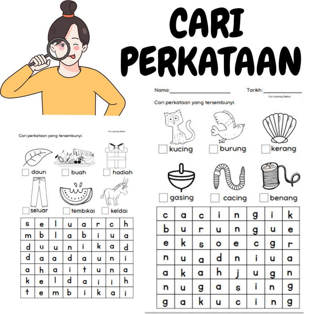 470 [PDF] Latihan Cari Perkataan Suku Kata Bahasa Melayu Pra Sekolah