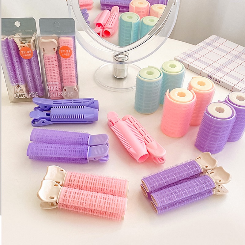 Korean Style Air Bangs Curling Roller Do Not Hurt Hair Plastic Self-adhesive Curler