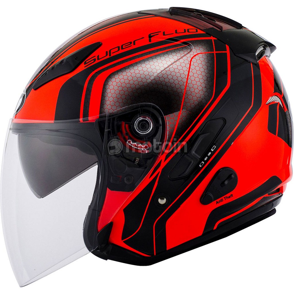  KYT  VENOM NEW  DESIGN DOUBLE VISOR HELMET  KYT  SUPERFLUO 