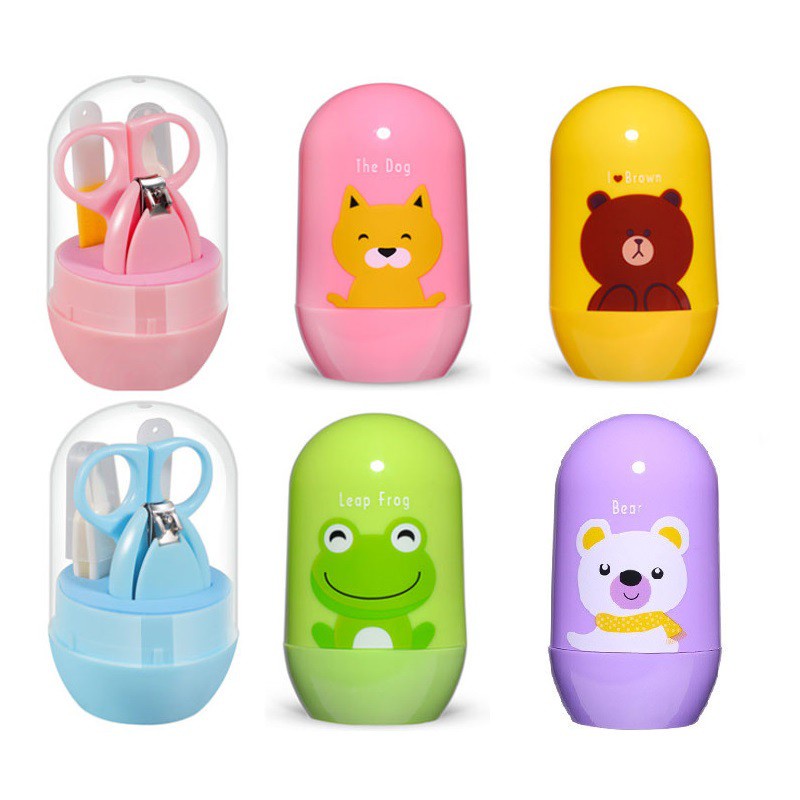 4-in-1 Cartoon Baby Manicure Kit Baby Nail Care Set Penjagaan Kuku Baby  Pengetip Kuku | Shopee Malaysia