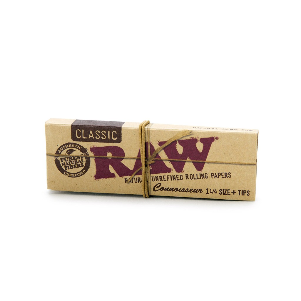 Raw Rolling Paper Tobacco Tin King Size 110mm Roller Raw Connoisseur Papers Tips Tobacciana Smoking Supplies Rolling Papers