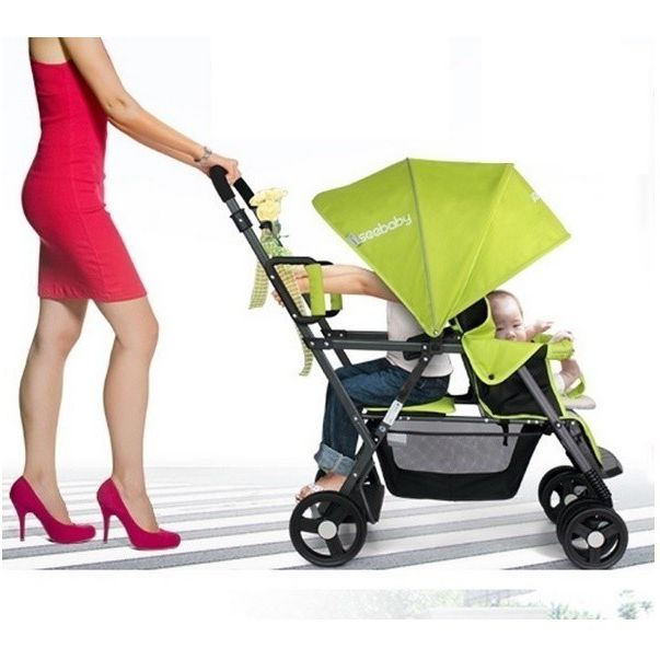 seebaby double stroller