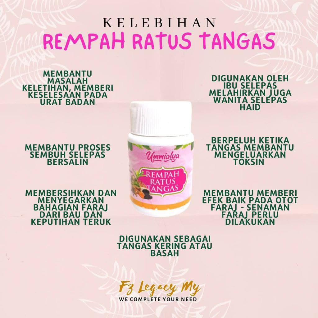 Ummialya Rempah Ratus Tangas 20g Shopee Malaysia