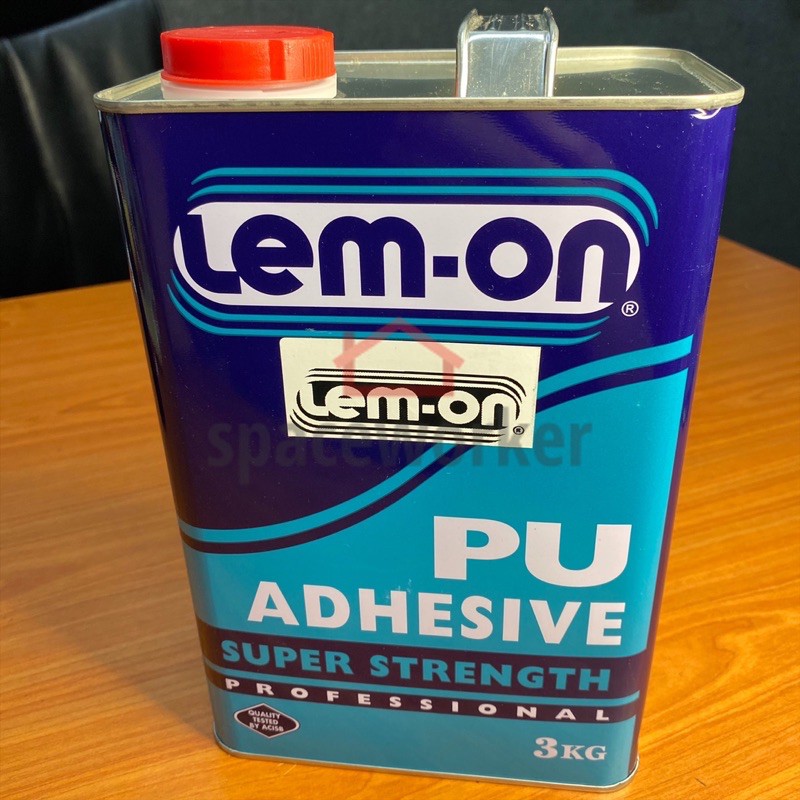 LEMON PU ADHESIVE GLUE FOR UPHOLSTERY CANVAS BONDING PU, TPR, PVC, ABS