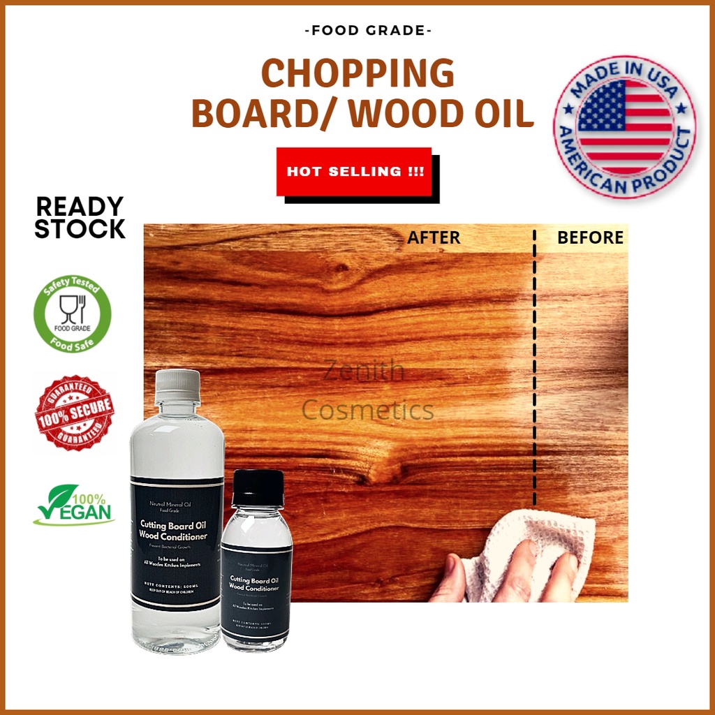 Cutting Board Oil YW660 FOOD SAFE & HALAL/ Wood Conditioner - Cutting Board, Countertops, Bamboo, and Butcher Blocks