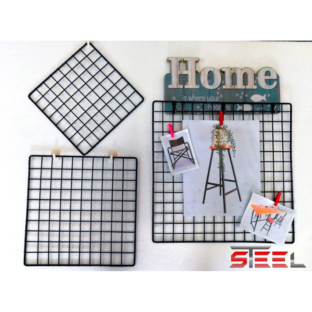 STEEL Concept Ready Stock Wire Mesh Frame Multifunction Iron Grid Photo