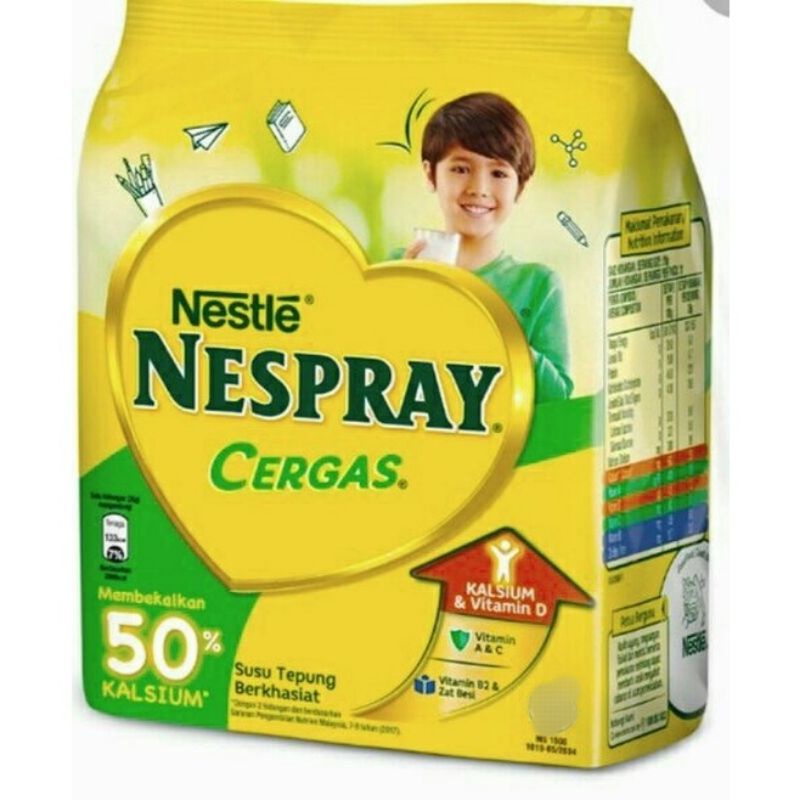 Nestle Nespray Cergas Susu Tepung 1.6KG | Shopee Malaysia