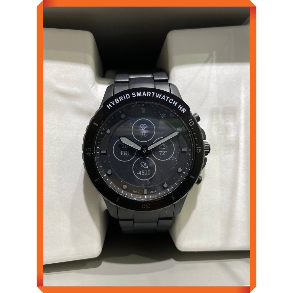 fossil hybrid black