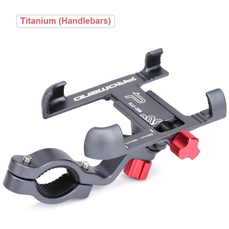 FREE GIFT PROMEND Motor Holder Motorcycle Mount Bike/Bicycle Metal Aluminum Alloy with 360 D
