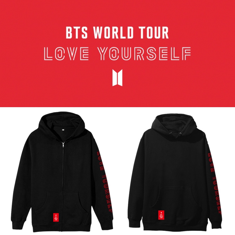 bts love yourself world tour hoodie