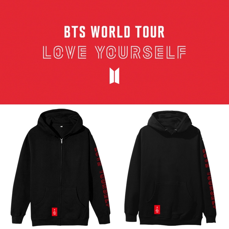 bts world tour love yourself hoodie