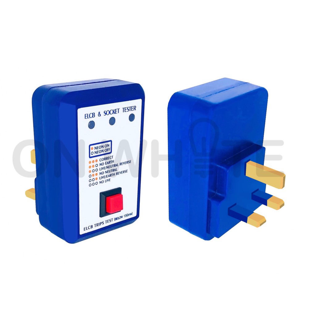 13 AMP ELCB & PLUG SOCKET TESTER / RING MAIN TESTER Shopee Malaysia