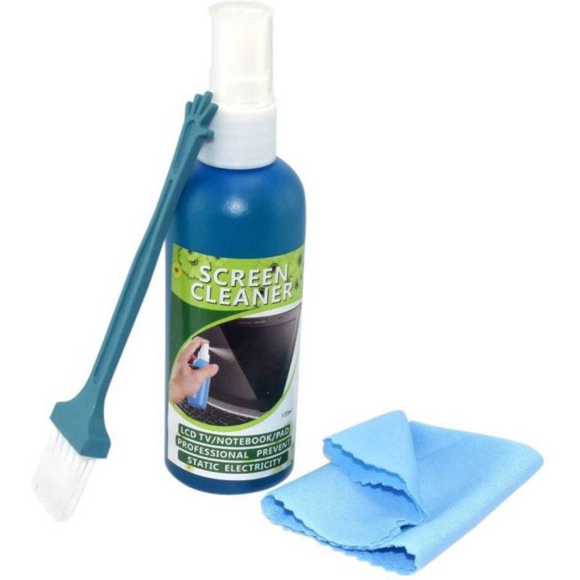 READY STOCK 3 IN 1 LCD MONITOR SCREEN CLEANING KIT COMPUTER LAPTOP