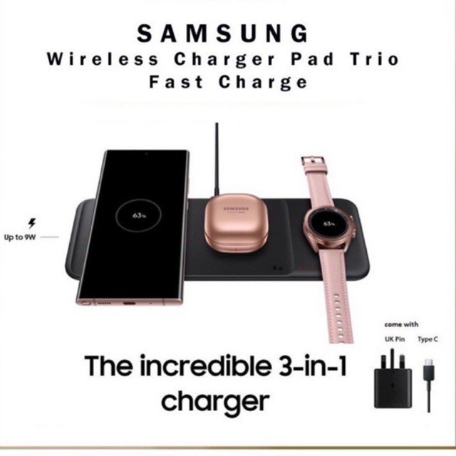 samsung wireless charger pad trio