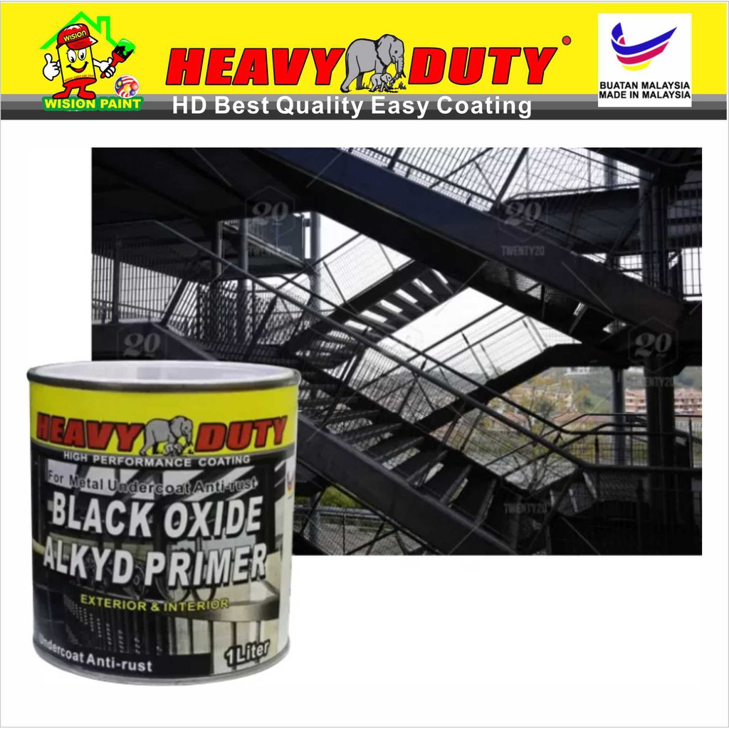 1L ( 1 LITER ) BLACK OXIDE ALKYD PRIMER ( HEAVY DUTY COATING ) FOR