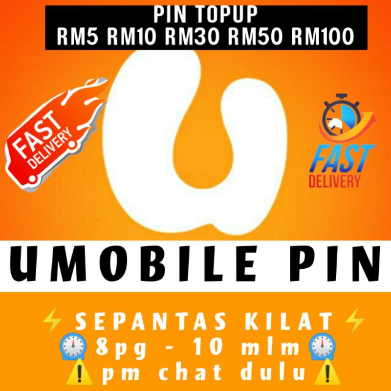 UMOBILE PIN PREPAID TOPUP RELOAD HOTLINK CELCOM XOX DIGI | Shopee Malaysia