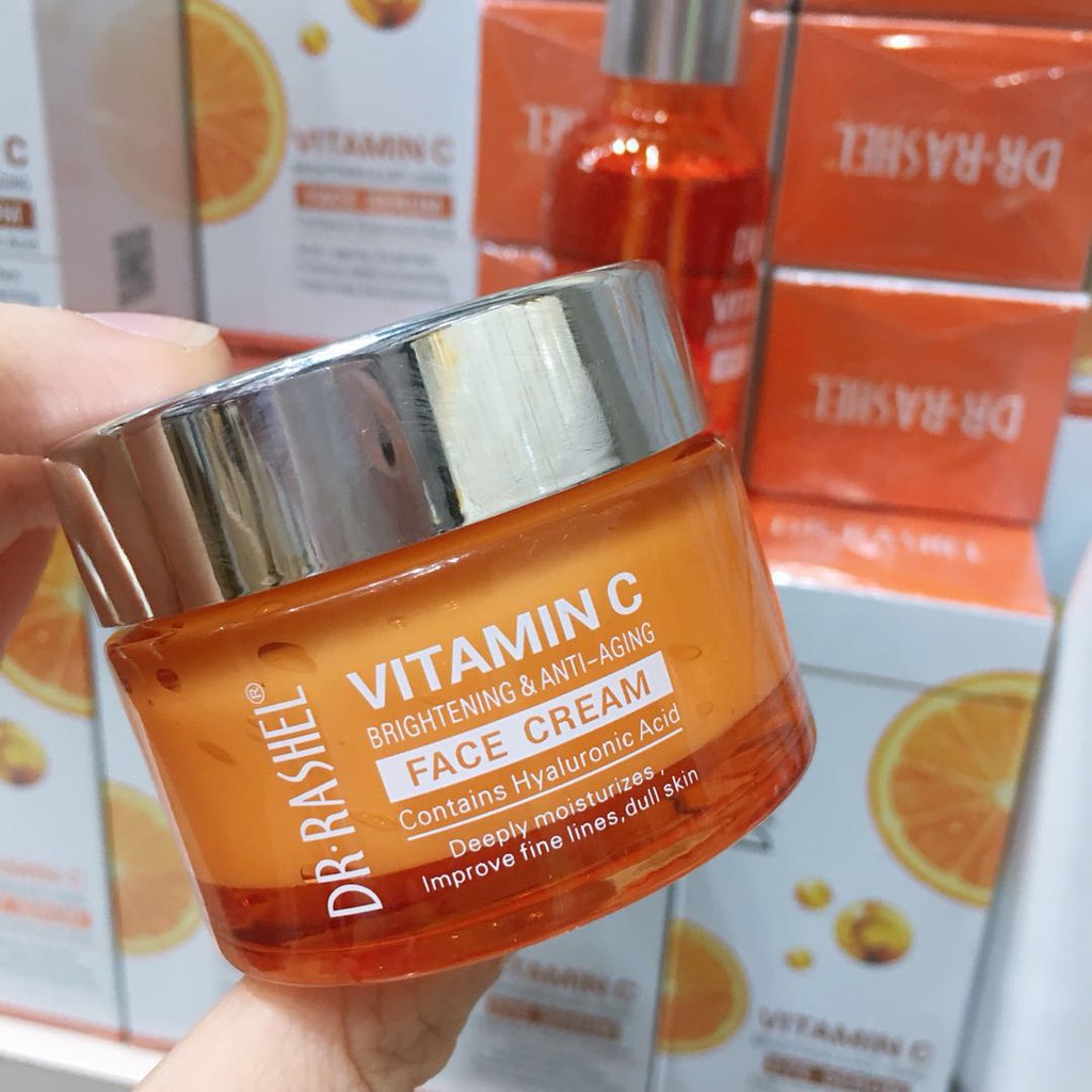 Dr Rashel Brightening Moisturizing Whitening Vitamin C Face Cream Shopee Malaysia