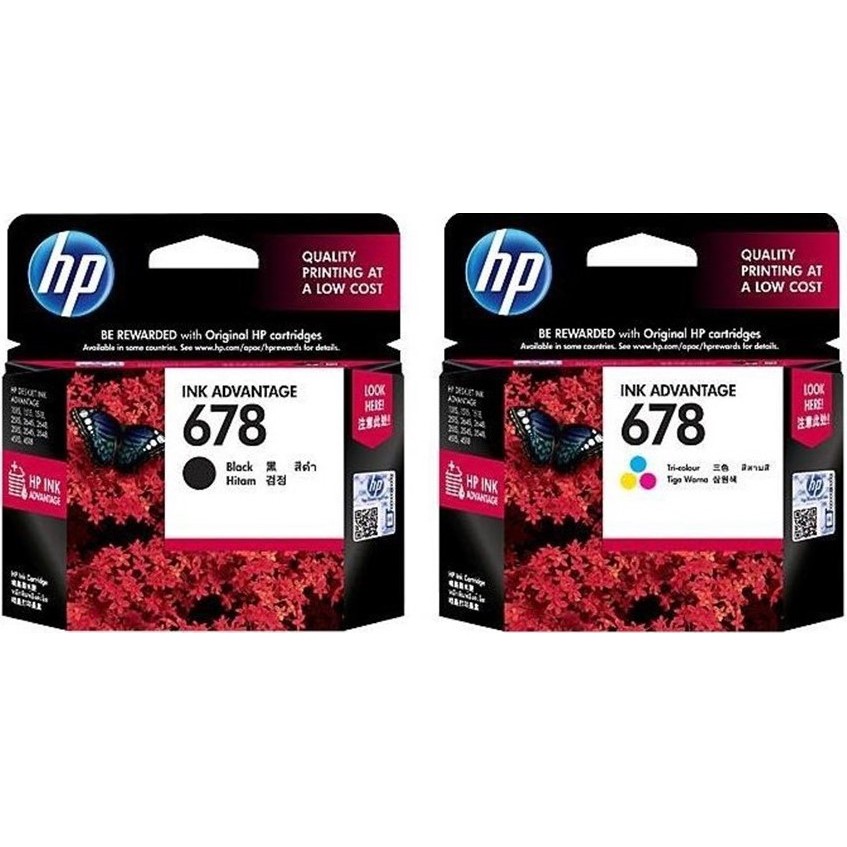 ORIGINAL HP 678 Ink Advantage Cartridge For HP Deskjet ...