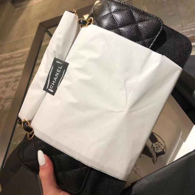 Chanel small classic flag bag