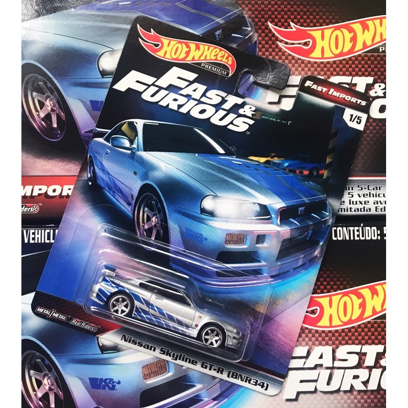 Buy Hot Wheels Nissan Skyline R34 Fast And Furious Wave 1 Seetracker Malaysia