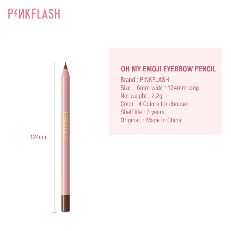 PinkFlash Waterproof Durable Soft EyeBrow Pencil