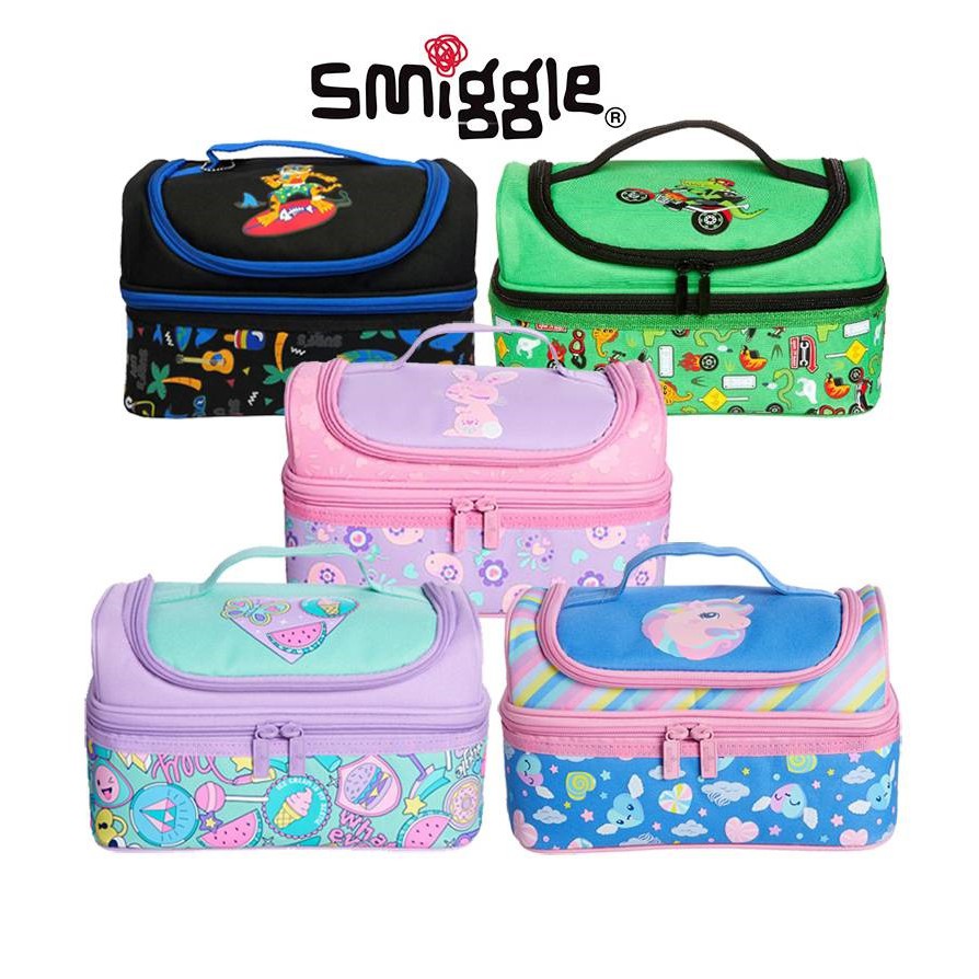 smiggle double decker lunch bag