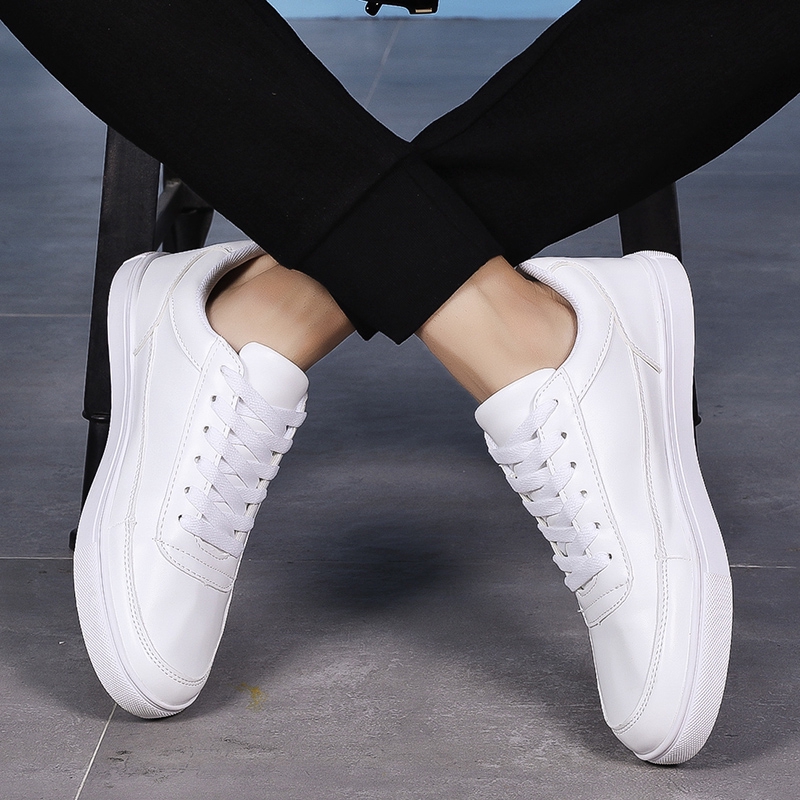 white sneakers