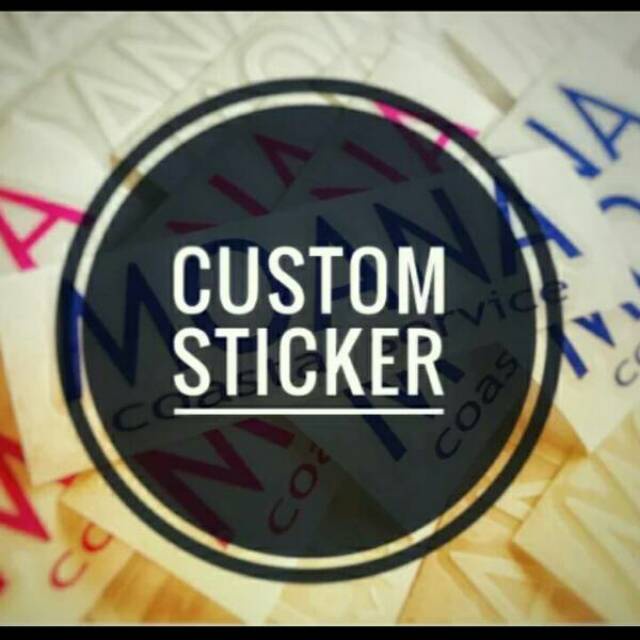 CUTTING STICKER CUSTOM LOGO LASER CUT SERVICE VINYL SITCKER TRANSPARENT