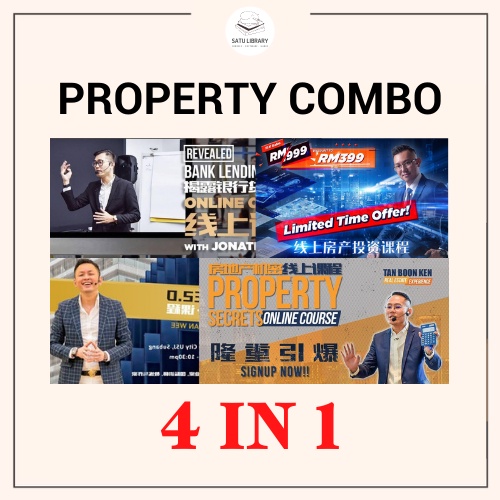 1library 4 in 1 投资战略思维 线上房地产课程 Property Investment 富债为王 housing finance course financial loan Adrian Wee