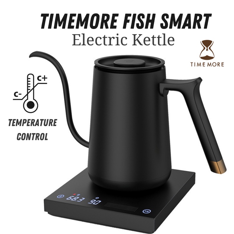 Ready Stock 𝙈𝙔 TIMEMORE FISH Smart Electric Pour Over Temperature ...