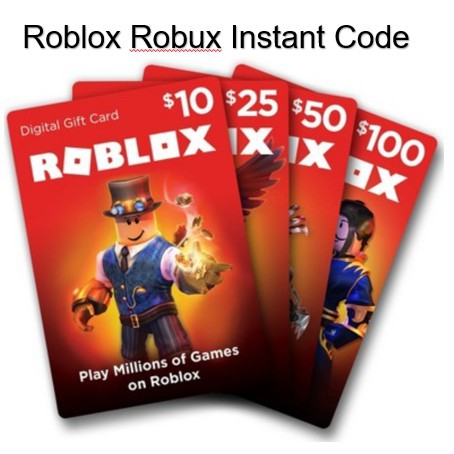 Ready Stock Global Original Roblox Game Cards Code Premium Roblox Robux 10 50 Credit 800 10000 Robux Instant Code 1 Shopee Malaysia - instant roblox robux