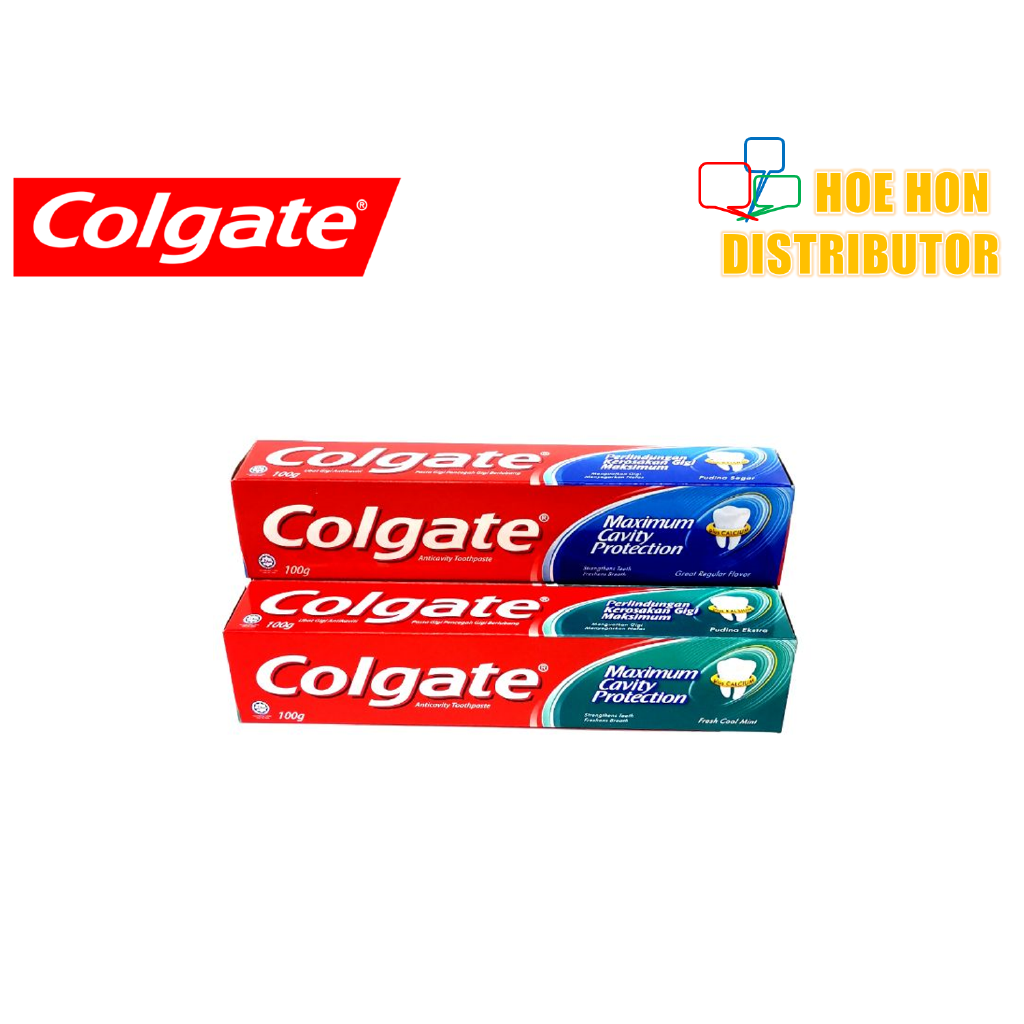 Colgate Toothpaste Fresh Cool Mint Great Regular Flavour Ubat Gigi Colgate 100g Shopee Malaysia