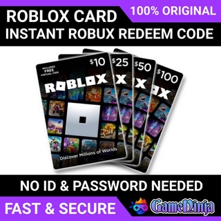 Roblox Card Prices And Promotions Jul 2021 Shopee Malaysia - roblox robux price malaysia