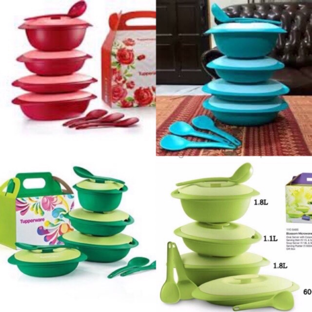 TUPPERWARE PETIT / REGULAR SERVING SET