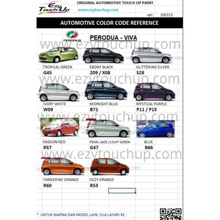 PERODUA VIVA Original Touch Up Paint- EZY Touch-Up 