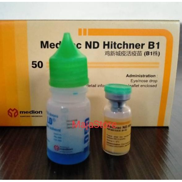 10.10 Vaccine ND B1 50 Dose/Drip Vaccine/Medivac Vaccine Chicken/Poultry+icegel,