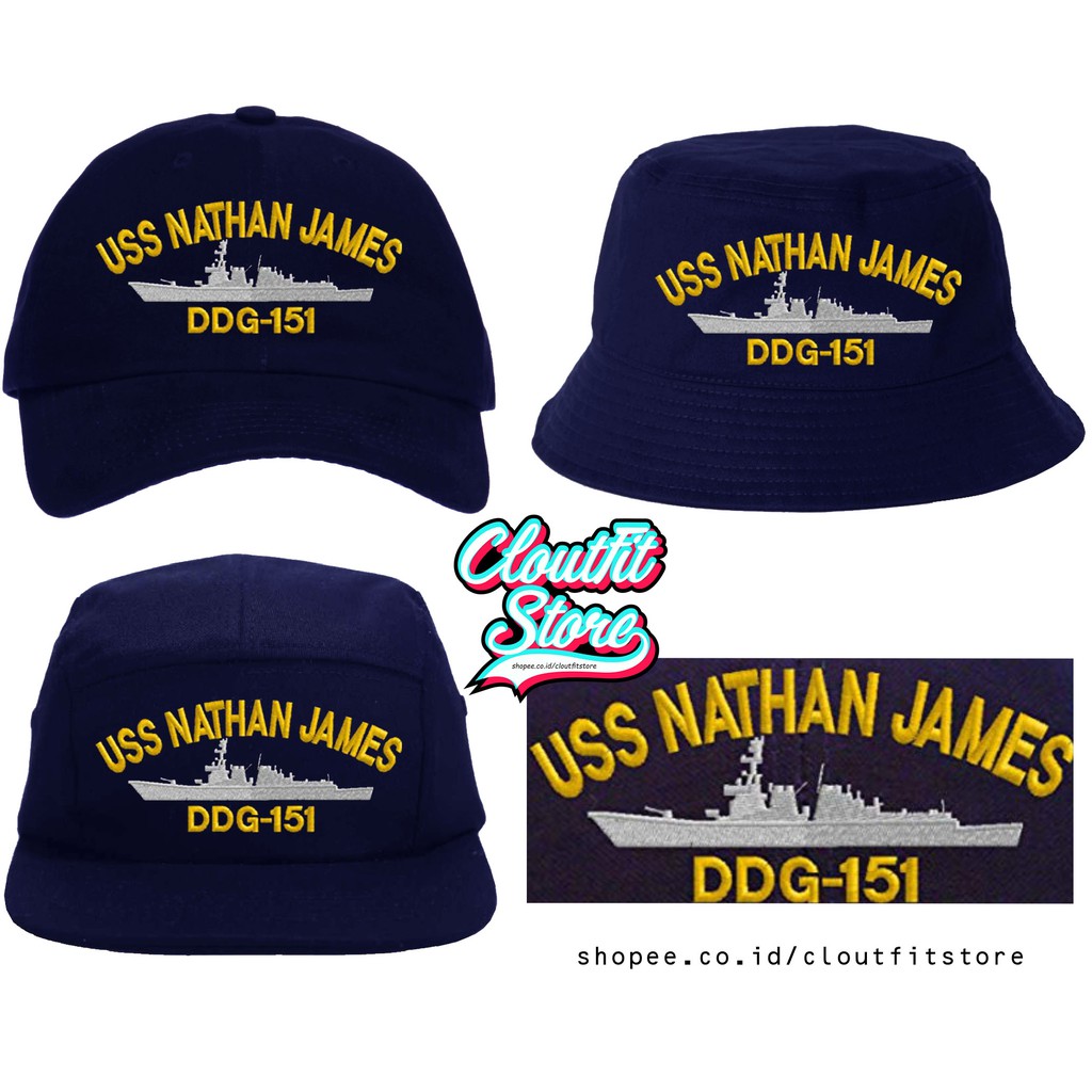 uss nathan james ball cap