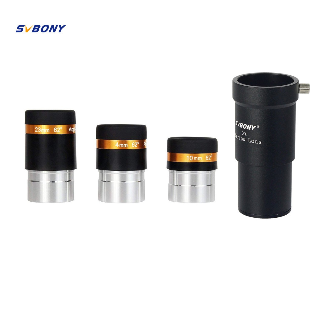 SVBONY Telescope Lens 4mm 10mm 23mm Telescope Eyepieces Wide Angle 62