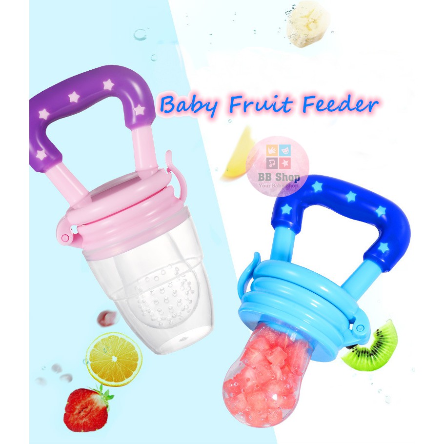 Baby Feeder Food Bite Silicon Fruit Pacifier Puting Buah Baby Bite Bpa Free Safe Shopee Malaysia