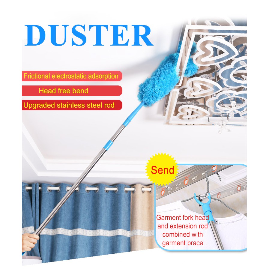 Feather Duster Dustremoving Cleaning Household Retractable Sweeping