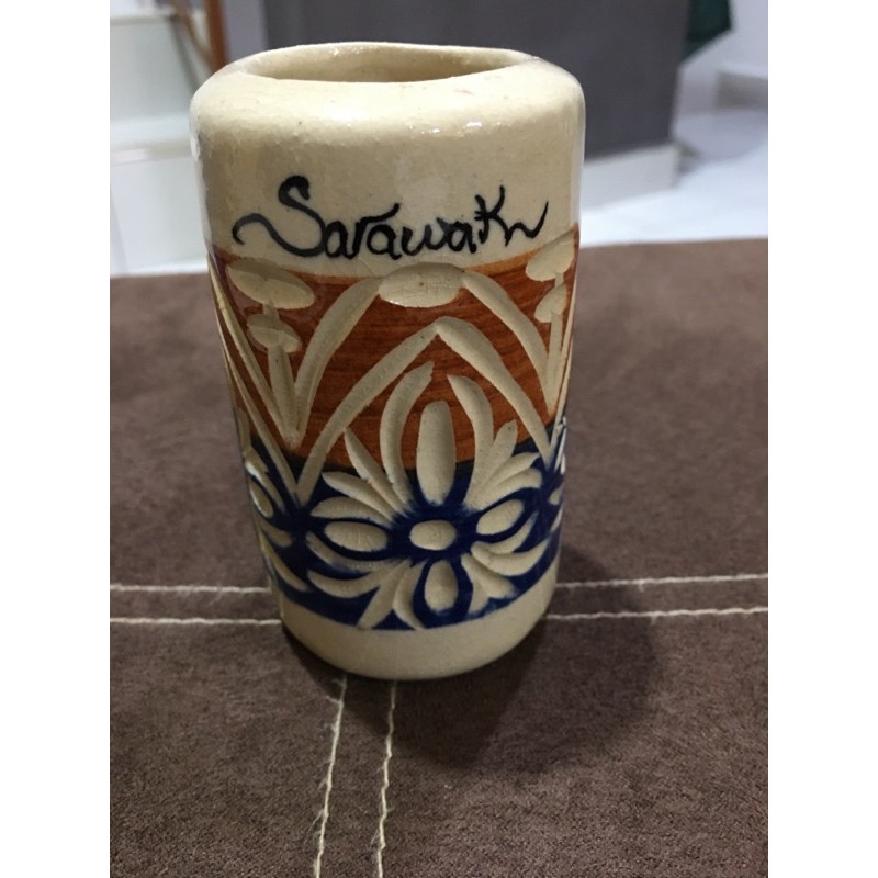 Sarawak handcrafted vase(cylinder) Shopee Malaysia
