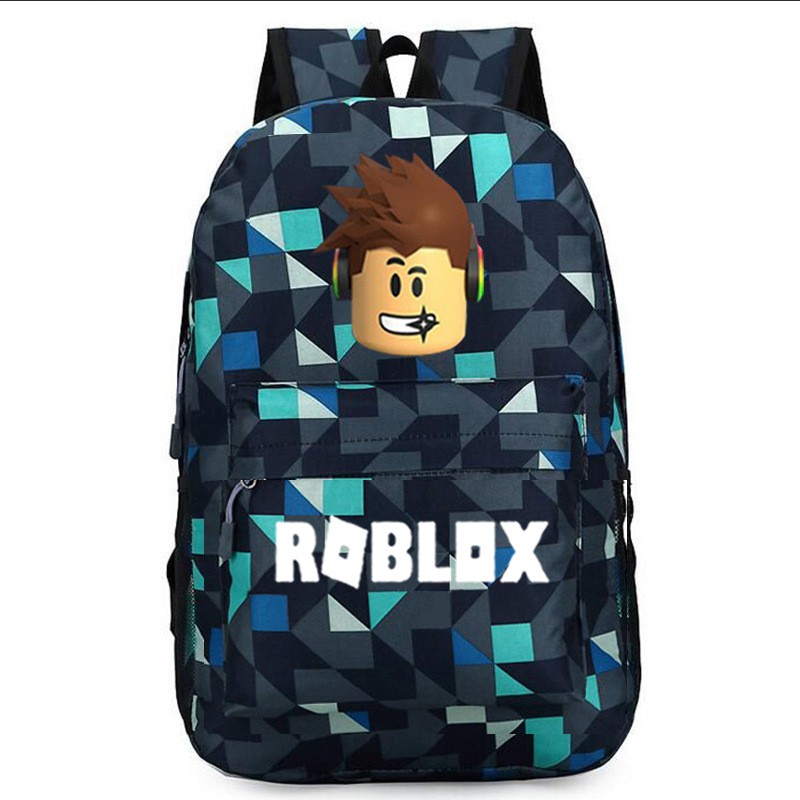 2018 Roblox Backpack Boys Children School Bag Student Laptop Kid - 2018 roblox backpack boys children school bag student laptop kid rucksack shopee malaysia