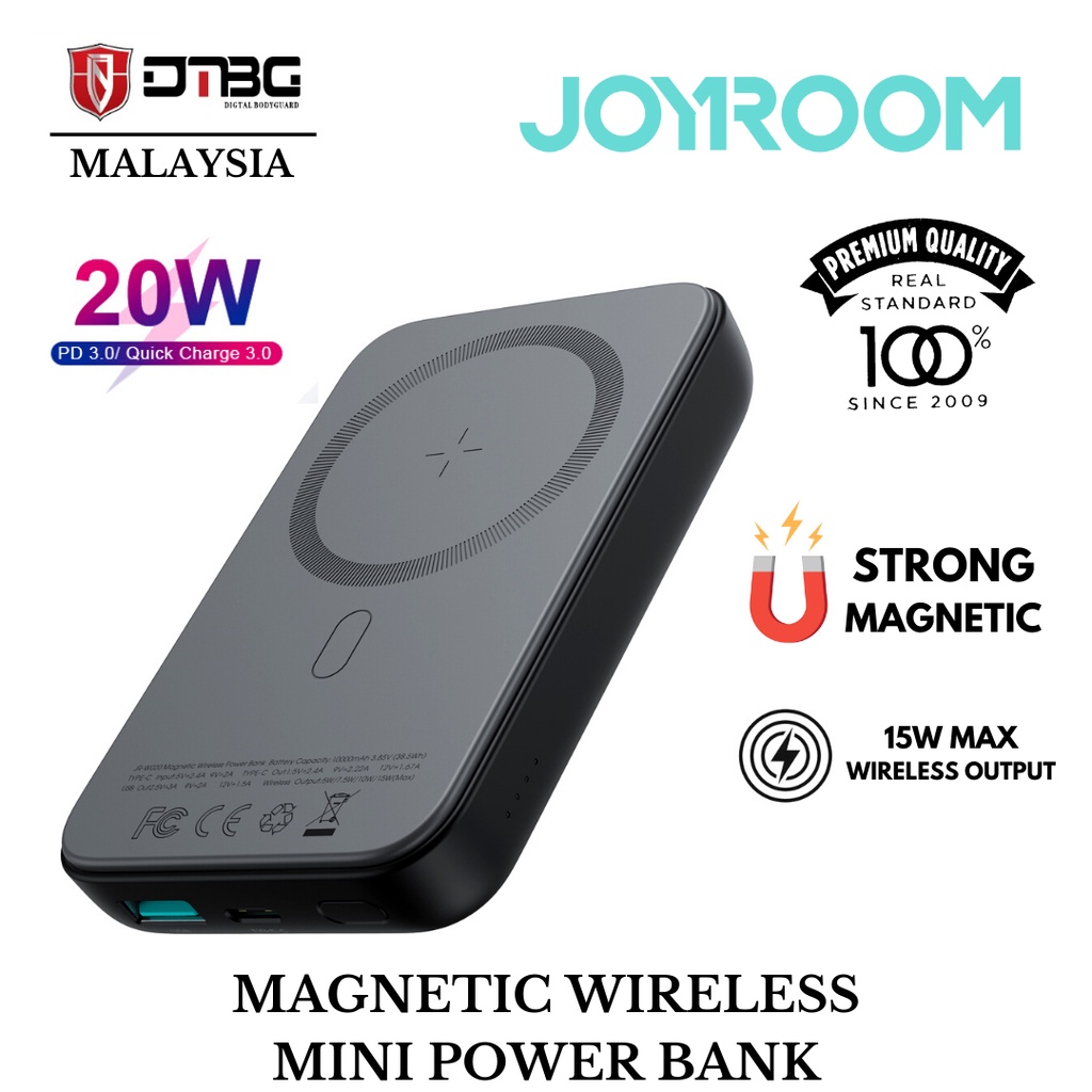 JOYROOM JRW020 Wireless Mini Power Bank 20W PD Fast Charging