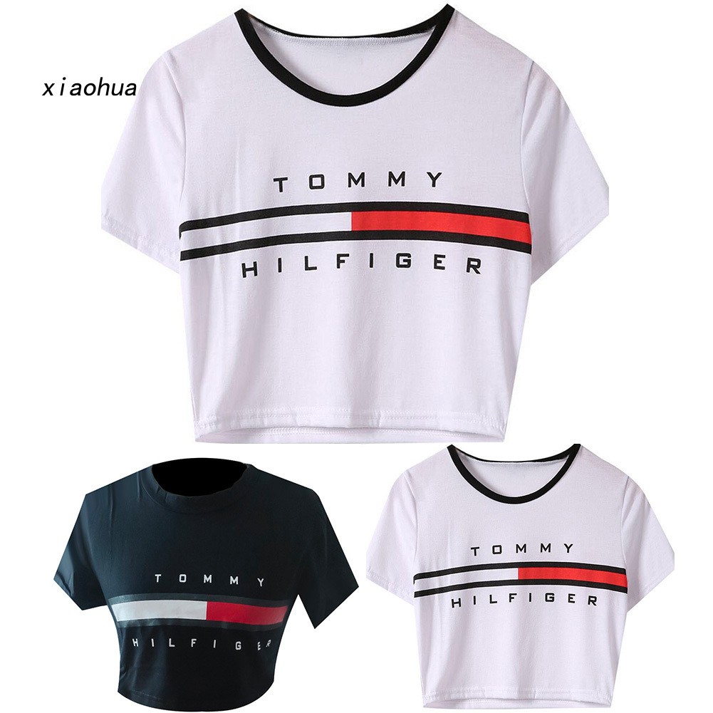 tommy hilfiger cropped top