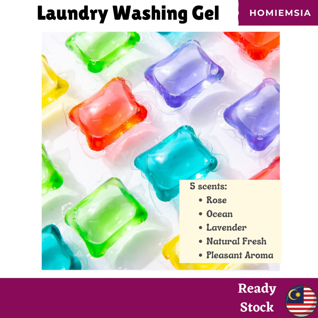 [ ReadyStock ] Laundry Gel Beads Ball Capsules Detergent Liquids