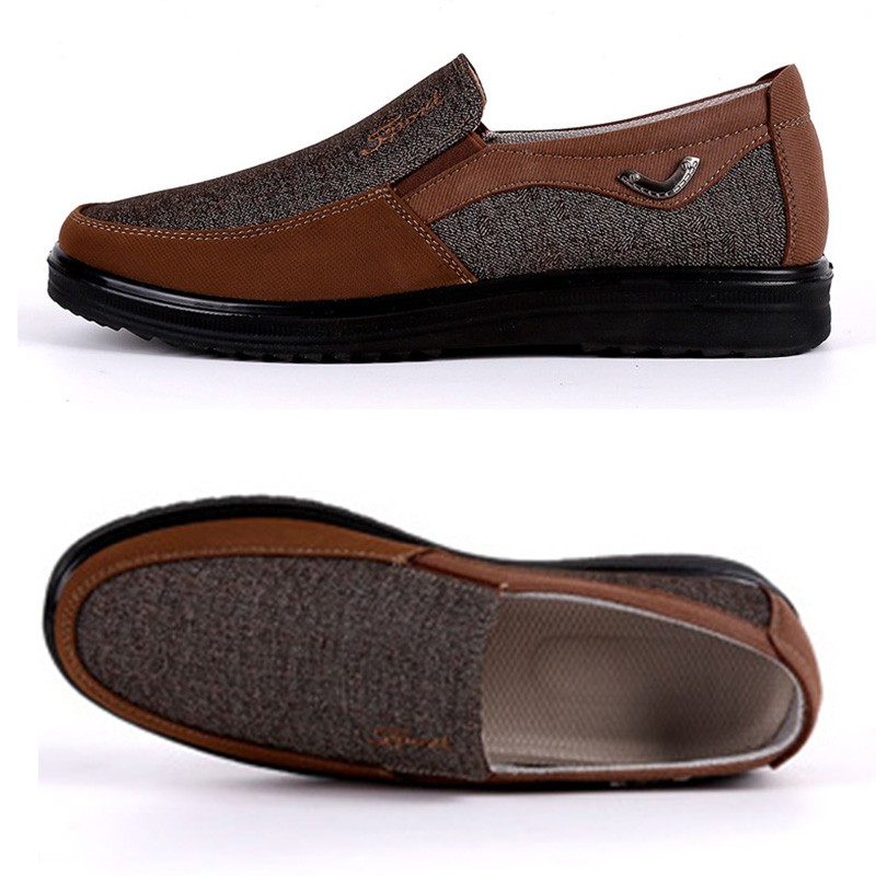 men large size old beijing style casual cloth shoes