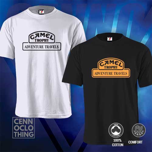 CAMEL TROPHY ADVENTURE TRAVEL OLD SKOOL COOL RETRO T shirt | 100% cotton (comfy to wear)