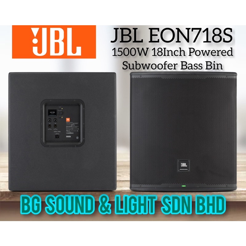 JBL EON718S 1500Watt 18Inch Powered Subwoofer Bass Bin ( EON718S / EON